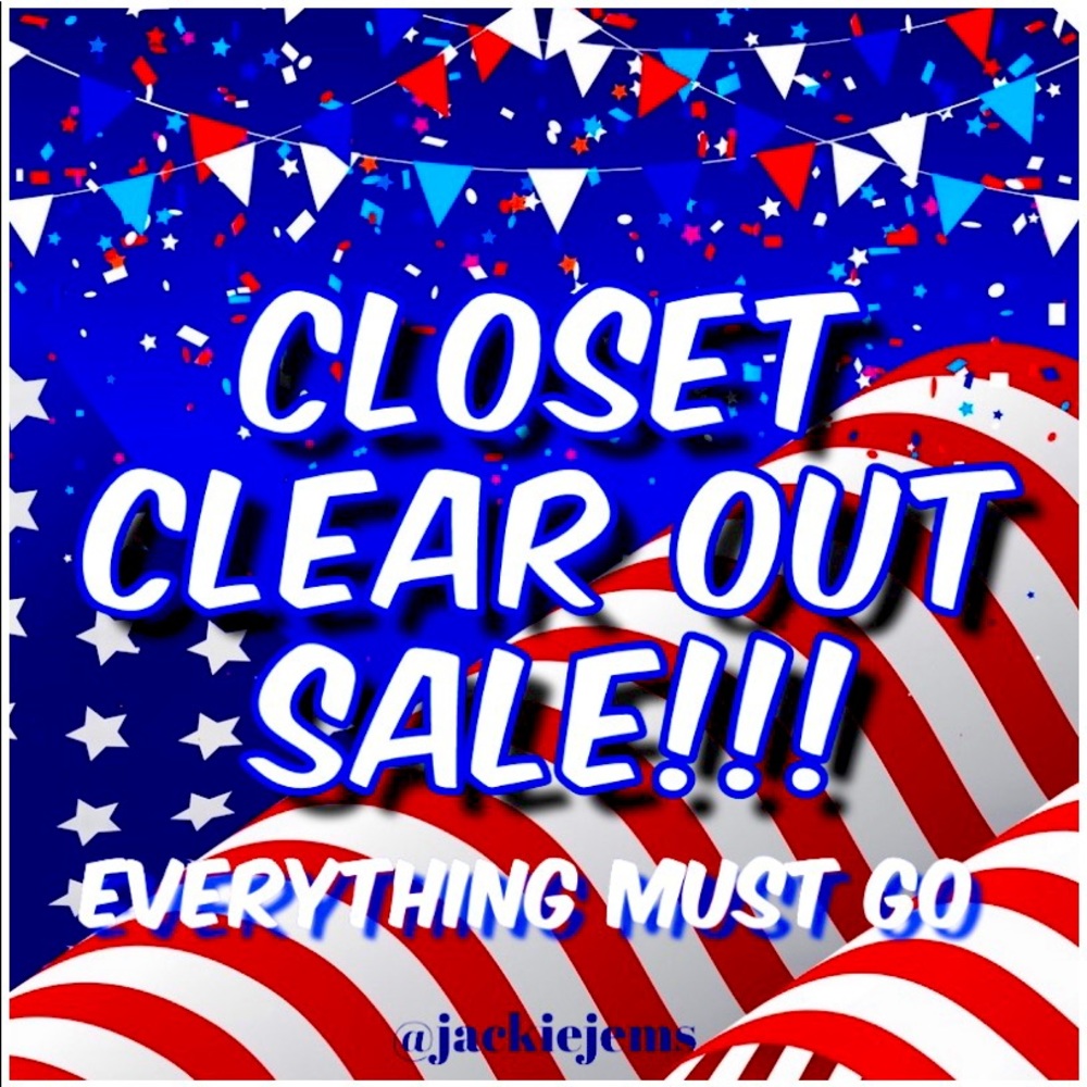 ‼️CLOSET CLEAR OUT SALE‼️